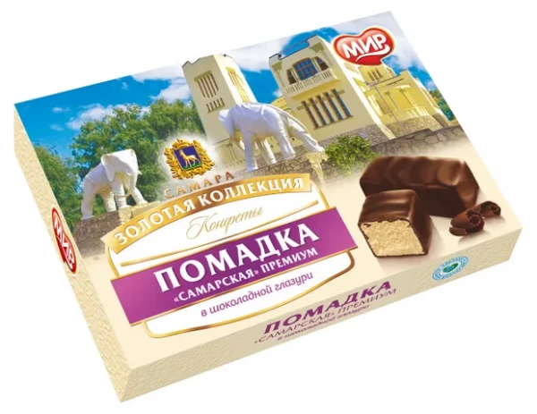 №2 КФ МИР Помадка ШОКОЛАДНОЙ ГЛАЗУРИ 145г  в Шуе