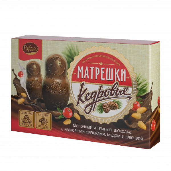 №1 Риф и ко Конфеты "Матрёшки кедровые" 100г           в Шуе