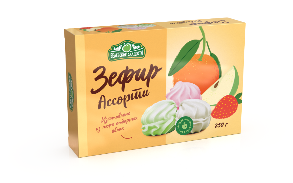  Зефир белевский "Ассорти" 250г в Шуе